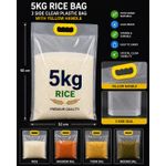 Generic 5kg Rice Pouch with Yellow Handle Packaging Bag - 10 pcs = 1 pack - image 2