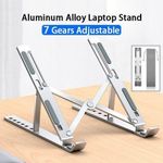 product_image_name-White Label-Adjustable Aluminum Laptops Stand - Silver-1