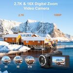 product_image_name-Generic-2.7K Camcorder 50MP 16X Digital Video Camera for YouTube, 2.8 Inch 270 Degree Rotation Screen Video Recorder with 32GB Card and Two Batteries-3