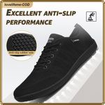 product_image_name-ASHION-Men’s Black Mesh Sneakers: Lightweight, Breathable Casual Shoes for Daily Wear-5