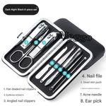 Manicure Nail Clippers Kit Pedicure Set Nail 8pcs