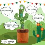 Generic Intelligent Cactus Interactive Learning and Music Toy - Green - image 8