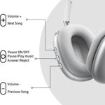 New P9 Wireless Bluetooth Headphones Red - Active Noise Reduction Over-Ear Headset - image 3