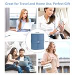 product_image_name-addigoes-16 Pcs Manicure Set, Professional Nail Clippers Pedicure Kit for Thick Nails - Stainless Steel Nail Care Tools with Travel Case, Grooming Kit for Men & Women (Blue）-7