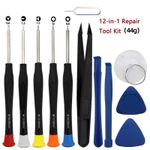 Generic 12-in-1 Universal Phone Repair Tool Kit – Screwdriver Set for Mobile Device Disassembly & Maintenance