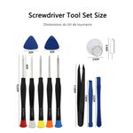 Generic 12-in-1 Universal Phone Repair Tool Kit – Screwdriver Set for Mobile Device Disassembly & Maintenance - image 2