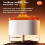 product_image_name-Generic-Simulated Volcano Humifier - Office Use 300 ml Purified Diffuser - USB Ultronic Cold Mist Sprayer - Home Color Flame Night Light-3
