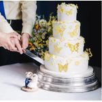 AD 24pcs Butterfly Cake Topper For Cake Decoration - Gold