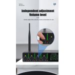 product_image_name-YUUIKLLE-Professional 4 channel professional microphone system with 4 wireless portable microphones,Wireless Karaoke Microphone,perfect for meetings, parties, church, church, DJ, wedding, family KTV-7