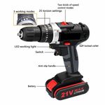 product_image_name-Kingnote-Household 3in1 Multifuctional Electric Drill - Black-3