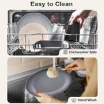 Generic Wheat Straw Dinnerware Sets, 16PCS Kitchen Plastic Dinnerware Set - image 3