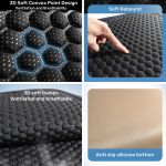 product_image_name-Generic-Car seat cover, breathable ice silk material, with raised design car seat cushion - Black-6