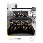 Elegant Bedsheets King-size 1 Bedsheet 3 pillow cases (4pcs) -Multi