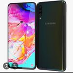 product_image_name-Phone- A70 – 6.7" Display, Triple Camera, Android Smartphone-BLACK-1