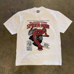 product_image_name-Fashion-High-Quality Cotton Superhero Comic Print T-Shirt, Men's American Retro Washed Heavyweight Tee-1