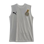 Cornucopia Round Neck Sleeveless Shirt - White