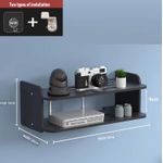 product_image_name-Generic-Wall Shelf Organizer, DVD Player Router Stand, TV Stand Console Organizer,Floating shelf - 40CM-3