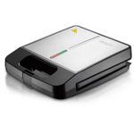 product_image_name-RAF-12 Hole Design Donut Maker Machine, Dual-Sided Heating, With Non-stick Surface, Non-Slip Handle - Black-5