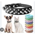 AD Pet Spiky Adjustable Collar for Medium to Large Pets - Multicolour - image 2