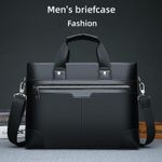 product_image_name-Fashion-Men's Business Briefcase,Diagonal Handbag,Shoulder Bag,Computer Bag - Black-2