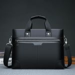 product_image_name-Fashion-Men's Business Briefcase,Diagonal Handbag,Shoulder Bag,Computer Bag - Black-3