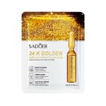 SADOER  3X 24K Golden Ampoule Serum Facial Mask - 25ml