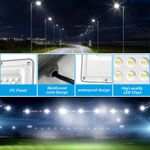 product_image_name-Generic-Outdoor LED Waterproof Flood Light - 300W - Silver-7