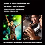 product_image_name-Bomge-2.4GHz wireless microphone transceiver, microphone wireless system, 48V rechargeable wireless microphone adapter, used for mixers, microphones, guitars, and more-2