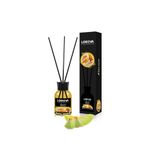 LOREVA Premium Luxury Kavun Melon Scented Reed Diffuser - Long-Lasting Sweet Aromatherapy Home and Office Fragrance - 110ml