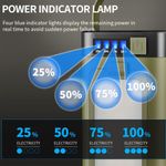 product_image_name-Generic-Rechargeable Solar Camping Lantern, USB Charging Flashlight, Portable Hanging Tent Light, Six Lighting Modes, Foldable Four-Leaf Clover LED Spotlight-2