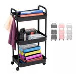 product_image_name-Generic-3-Tier Multi-Purpose Storage Organizer Auxiliary Cart - Black-6