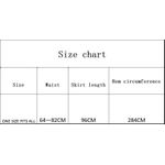 product_image_name-Fashion-Women's Vertical Fold High Grade Color Ding Half Skirt High Elastic Waist A-line Skirt-3