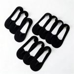 GALUIN 5 PCS Men's Black Socks