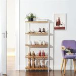 LASA 5-Tier Storage Shelf with White Frame - image 2