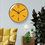 Generic 12 Inch Modern Simple Digital Quartz Wall Clock - Orange - image 5