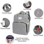 product_image_name-Generic-Mummy Diaper Bag Portable folding crib large capacity Foldable Baby Bed & Bag backpack-8