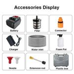 product_image_name-Generic-48V Rechargeable Electric Pressure Washer Gun Machine Tool for Cars - Black-3