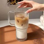product_image_name-Generic-2025 Premium Giant Handle Straw Glass Tumbler 1.5L Large Capacity Chic Aesthetic for Office Coffee-2