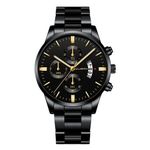 GENEVA Business Luxury Sophisticated Wristwatch - Black - image 2
