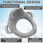 Generic Breathable and adjustable nursing pillow with bottle holder
