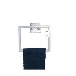 Square Shape Modern Towel Holder Rack Bathroom For Homes Hotels Schools Offices - Silver