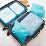 product_image_name-Generic-6Pcs Travel Storage Bag for Clothes Luggage Packing Cube Organizer Suitcase Set - Navy Blue-4