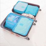 product_image_name-Generic-6Pcs Travel Storage Bag for Clothes Luggage Packing Cube Organizer Suitcase Set - Navy Blue-5