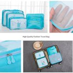 product_image_name-Generic-6Pcs Travel Storage Bag for Clothes Luggage Packing Cube Organizer Suitcase Set - Navy Blue-6