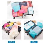 product_image_name-Generic-6Pcs Travel Storage Bag for Clothes Luggage Packing Cube Organizer Suitcase Set - Navy Blue-7
