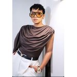 Fashion Ladies Aviator Sunglasses - image 2