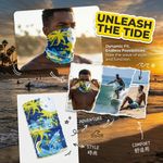 Fashion Men's Mask Riding Headscarf Face Mask Neck Gaiter Windproof Sun Protection - image 5