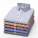 product_image_name-Generic-Office Short Sleeve Shirts-5 Pieces-Multicolored-1