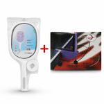 Generic  Folding Table Tennis Net & Post Set+ Electric Mosquito Swatter