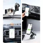 product_image_name-Generic-Innovation New Model Universal Adjustable Car Phone Holder - 360° Rotatable Suction Mount for Dashboard & Windshield - Secure Grip for All Smartphones - Black-4